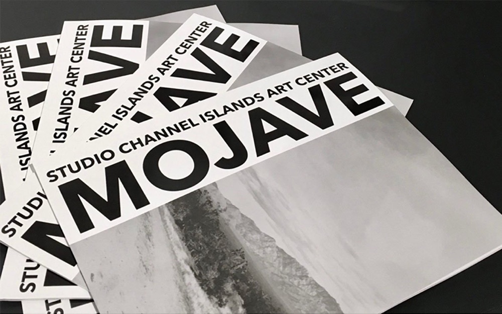Catalogs for the Mojave exhibition at Studio Channel Islands Art Center